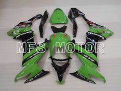 Kawasaki NINJA ZX10R 2008-2010 Injection ABS Fairing - Monster - Black Green - MFS4070 - Fairings Kit
