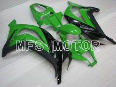 Kawasaki NINJA ZX10R 2011-2015 Injection ABS Fairing - Factory Style - Black Green - MFS4085 - Fairings Kit