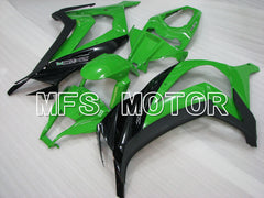 Kawasaki NINJA ZX10R 2011-2015 Injection ABS Fairing - Factory Style - Black Green - MFS4085 - Fairings Kit
