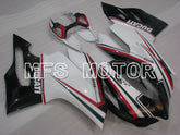 Ducati 1199 2011-2014 Injection ABS Fairing - Factory Style - Black White - MFS4105 - Fairings Kit