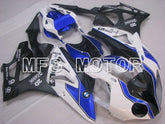 BMW S1000RR 2009-2014 Injection ABS Fairing - Factory Style - Black White Blue - MFS4157 - Fairings Kit