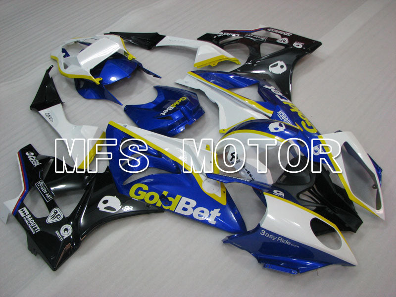 BMW S1000RR 2009-2014 Injection ABS Fairing - Factory Style - Black White Blue - MFS4150 - Fairings Kit