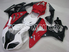BMW S1000RR 2009-2014 Injection ABS Fairing - Factory Style - Black White Red - MFS4158 - Fairings Kit