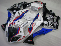BMW S1000RR 2009-2014 Injection ABS Fairing - Factory Style - Black White Blue - MFS4160 - Fairings Kit