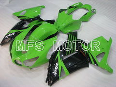 Kawasaki NINJA ZX14R 2006-2011 Injection ABS Fairing - Factory Style - Black Green - MFS4189 - Fairings Kit