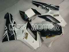 Triumph Daytona 675 2006-2008 Injection ABS Fairing - Factory Style - Black White - MFS4196 - Fairings Kit