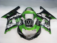 Suzuki GSXR1000 2000-2002 Injection ABS Fairing - Factory Style - Black Green - MFS4366 - Fairings Kit