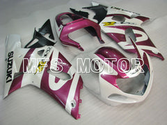 Suzuki GSXR1000 2000-2002 Injection ABS Fairing - Factory Style - Pink White - MFS4369 - Fairings Kit