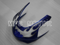 Yamaha YZF-600R 1997-2007 Injection ABS Fairing - Flame - Blue White - MFS4461 - Fairings Kit