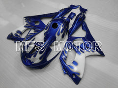 Yamaha YZF-600R 1997-2007 Injection ABS Fairing - Flame - Blue White - MFS4461 - Fairings Kit