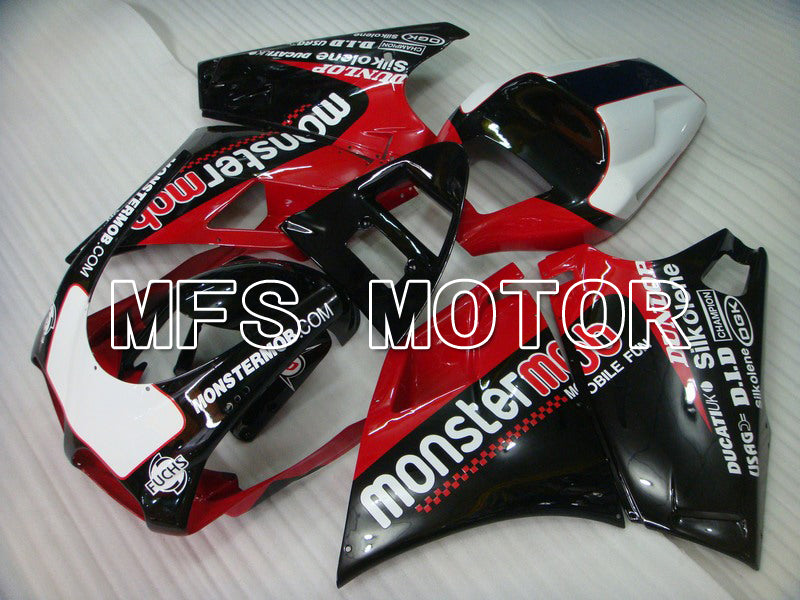 Ducati 748 / 998 / 996 1994-2002 Injection ABS Fairing - Monstermob - Black Red wine color - MFS4572 - Fairings Kit