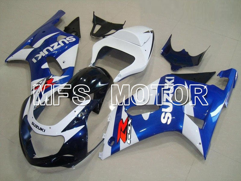 Suzuki GSXR600 2001-2003 Injection ABS Fairing - Factory Style - White Blue - MFS4601 - Fairings Kit