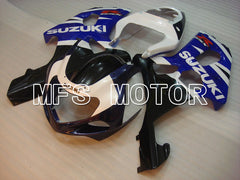 Suzuki GSXR750 2000-2003 Injection ABS Fairing - Factory Style - Black Wihte Blue - MFS7061 - Fairings Kit
