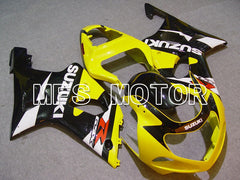 Suzuki GSXR750 2000-2003 Injection ABS Fairing - Factory Style - Black Yellow - MFS7065 - Fairings Kit