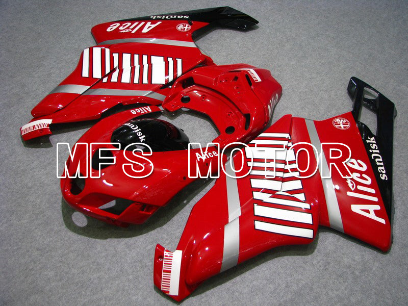 Ducati 749 / 999 2005-2006 Injection ABS Fairing - Alice - Red White - MFS4679 - Fairings Kit