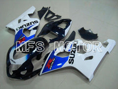Suzuki GSXR600 GSXR750 2004-2005 Injection ABS Fairing - Factory - Blue White - MFS4756 - Fairings Kit
