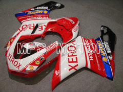 Ducati 848 / 1098 / 1198 2007-2011 Injection ABS Fairing - Xerox - Red White - MFS4781 - Fairings Kit