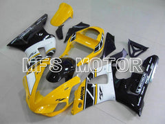 Yamaha YZF-R1 2000-2001 Injection ABS Fairing - Factory Style - Yellow White - MFS4909 - Fairings Kit