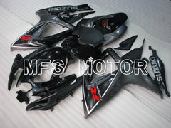Suzuki GSXR600 GSXR750 2006-2007 Injection ABS Fairing - Factory - Black Gray - MFS5012 - Fairings Kit
