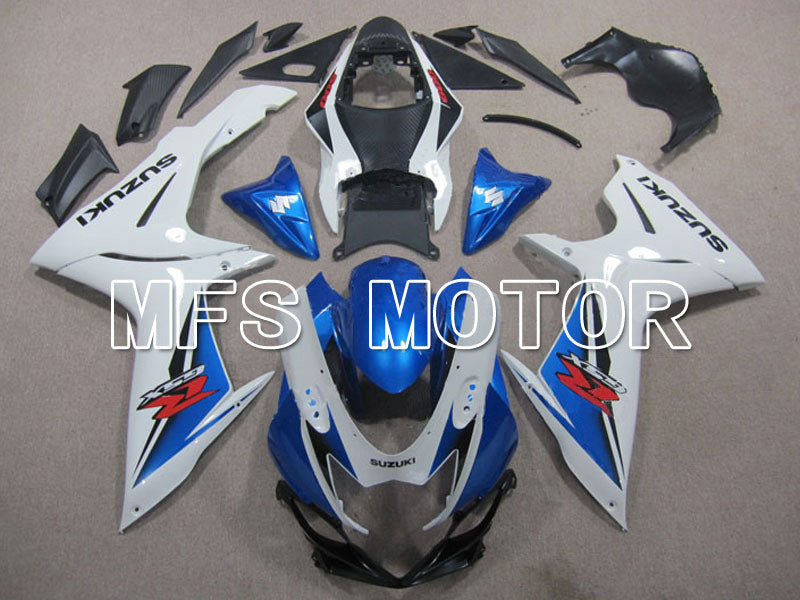Suzuki GSXR600 GSXR750 2011-2024 Injection ABS Fairing - Factory Style - Blue White - MFS5129 - Fairings Kit