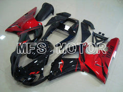 Yamaha YZF-R1 1998-1999 Injection ABS Fairing - Factory Style - Black Red - MFS5149 - Fairings Kit