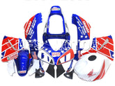 Honda CBR600RR 2003-2004 ABS Injection Fairing - Castrol - White Red Blue - MFS5153 - Fairings Kit