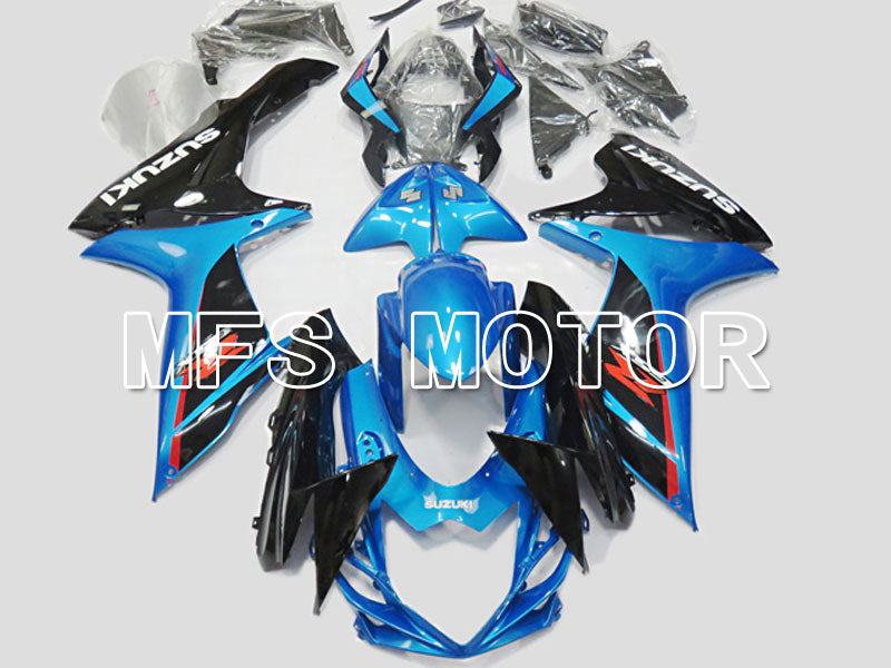 Suzuki GSXR600 GSXR750 2011-2024 Injection ABS Fairing - Factory Style - Black Blue - MFS5166 - Fairings Kit