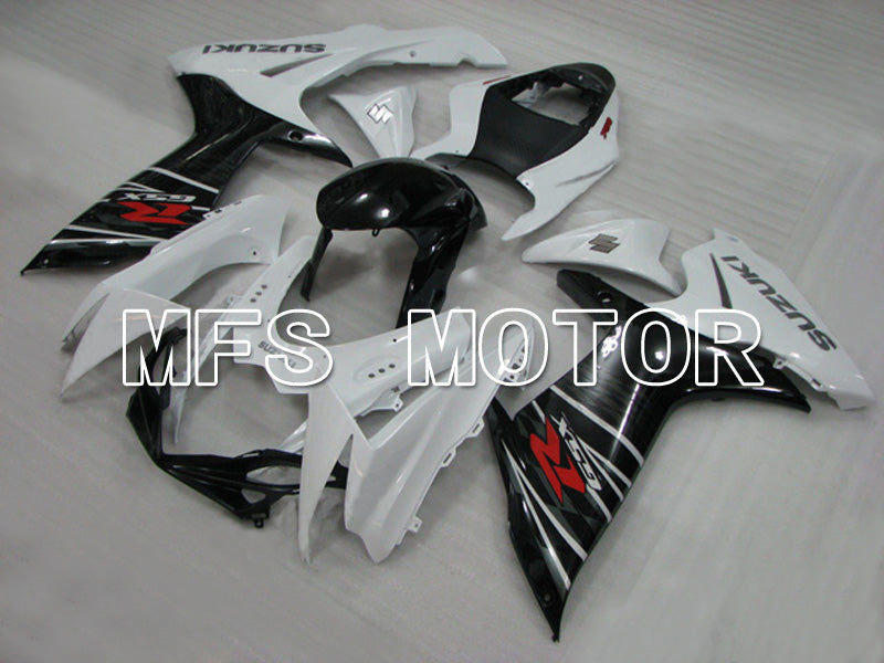 Suzuki GSXR600 GSXR750 2011-2024 Injection ABS Fairing - Factory Style - Black White - MFS5175 - Fairings Kit