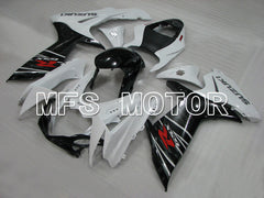 Suzuki GSXR600 GSXR750 2011-2024 Injection ABS Fairing - Factory Style - Black White - MFS5175 - Fairings Kit