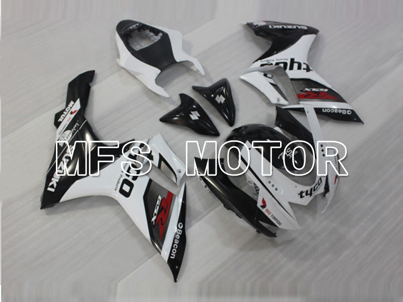 Suzuki GSXR600 GSXR750 2011-2024 Injection ABS Fairing - tyco - Black White - MFS5176 - Fairings Kit