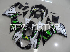 Suzuki GSXR600 GSXR750 2011-2024 Injection ABS Fairing - Monster - Black White - MFS5190 - Fairings Kit