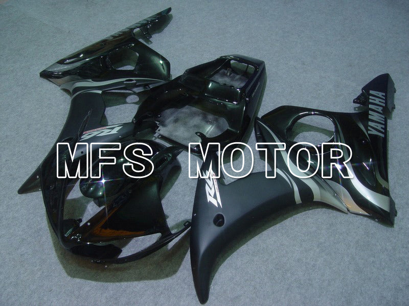 Yamaha YZF-R6 2005 Injection ABS Fairing - Flame - Silver Black - MFS5253 - Fairings Kit