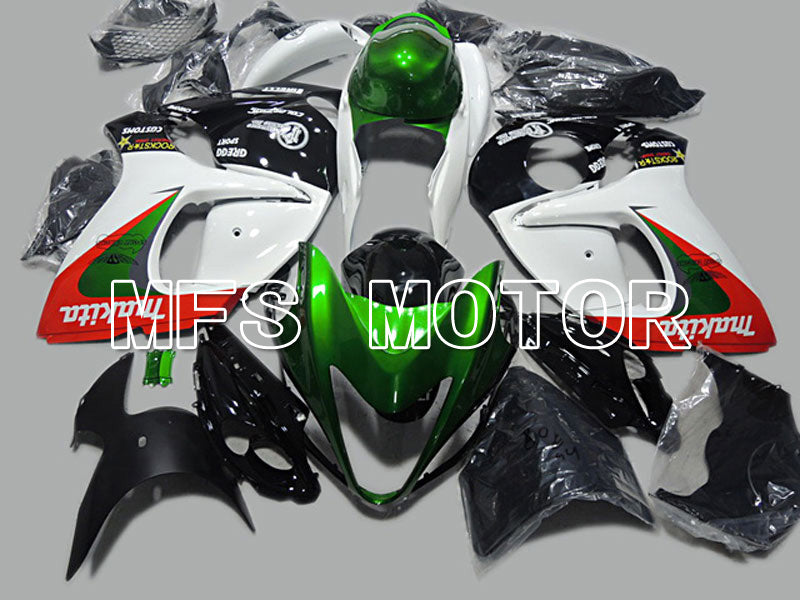 Suzuki GSXR1300 Hayabusa 2008-2020 Injection ABS Fairing - Fatcory - Green White - MFS5329 - Fairings Kit