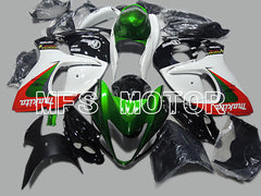 Suzuki GSXR1300 Hayabusa 2008-2020 Injection ABS Fairing - Fatcory - Green White - MFS5329 - Fairings Kit