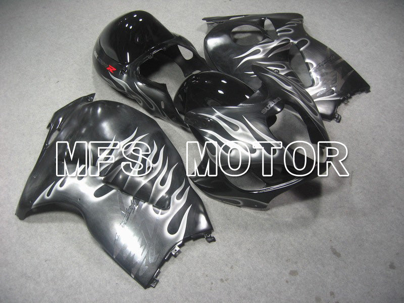 Suzuki GSXR1300 Hayabusa 1999-2007 Injection ABS Fairing - Flame - Gray White - MFS5347 - Fairings Kit