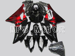 Yamaha YZF-R6 2008-2016 Injection ABS Fairing - Flame - Red Black - MFS5377 - Fairings Kit
