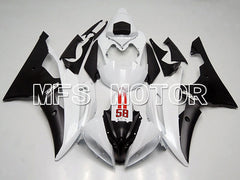 Yamaha YZF-R6 2008-2016 Injection ABS Fairing - Factory Style - White Black - MFS5410 - Fairings Kit
