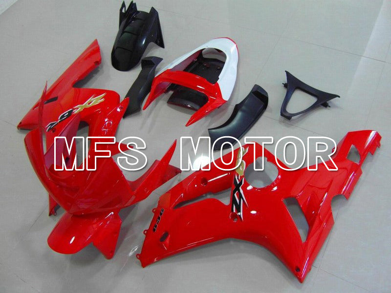 Kawasaki NINJA ZX6R 2003-2004 Injection ABS Fairing - Factory Style - Black Red - MFS5651 - Fairings Kit