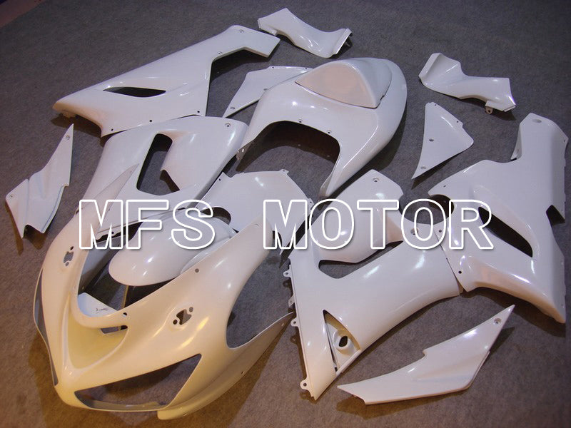 Kawasaki NINJA ZX6R 2005-2006 Injection ABS Fairing - Factory Style - White - MFS5681 - Fairings Kit