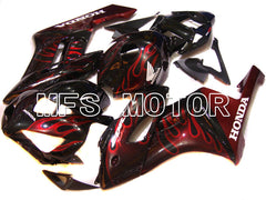 Honda CBR1000RR 2004-2005 Injection ABS Fairing - Flame - Red Black - MFS5854 - Fairings Kit