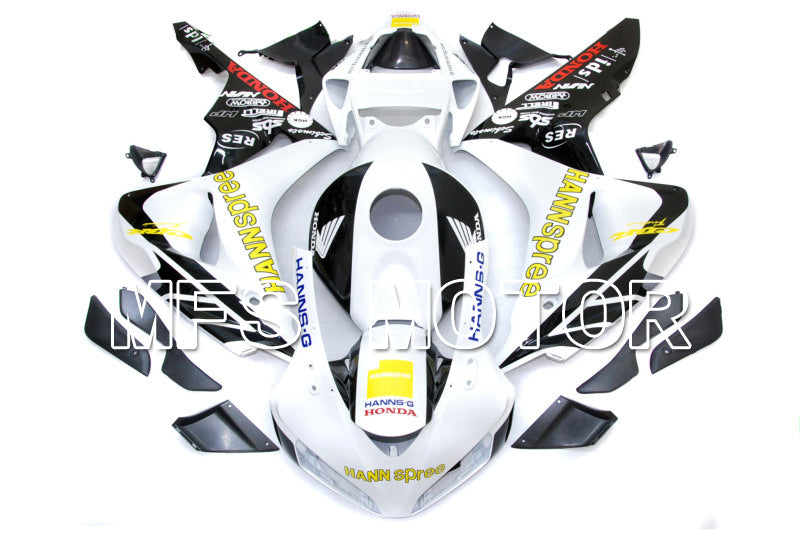 Honda CBR1000RR 2006-2007 Injection ABS Fairing - HANN Spree - Black White - MFS6050 - Fairings Kit