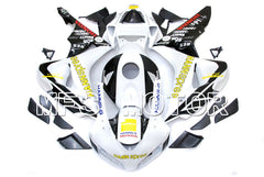 Honda CBR1000RR 2006-2007 Injection ABS Fairing - HANN Spree - Black White - MFS6050 - Fairings Kit