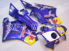 Honda VFR400R NC30 1990-1993 ABS Fairing - Red Bull - Blue - MFS6298 - Fairings Kit