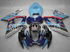 Suzuki GSXR600 GSXR750 2006-2007 Injection ABS Fairing - DUNLOP - Blue - MFS6431 - Fairings Kit