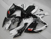Suzuki GSXR600 GSXR750 2006-2007 Injection ABS Fairing - Factory - Black White - MFS6435 - Fairings Kit