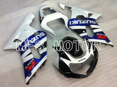 Suzuki GSXR600 2001-2003 Injection ABS Fairing - Factory Style - Black Wihte Blue - MFS6459 - Fairings Kit