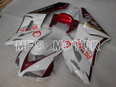Honda CBR1000RR 2004-2005 Injection ABS Fairing - PRAMAC - White Red wine color - MFS6474 - Fairings Kit