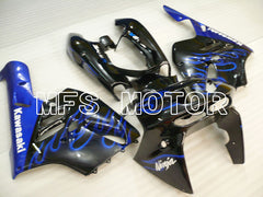 Kawasaki NINJA ZX9R 1994-1997 ABS Fairing - Flame - Black Blue - MFS3900 - Fairings Kit