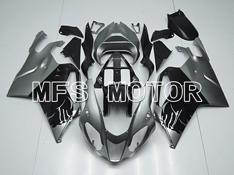 Aprilia RSV 1000 R 2004-2009 ABS Fairing - Factory Style - Black Silver - MFS4478 - Fairings Kit