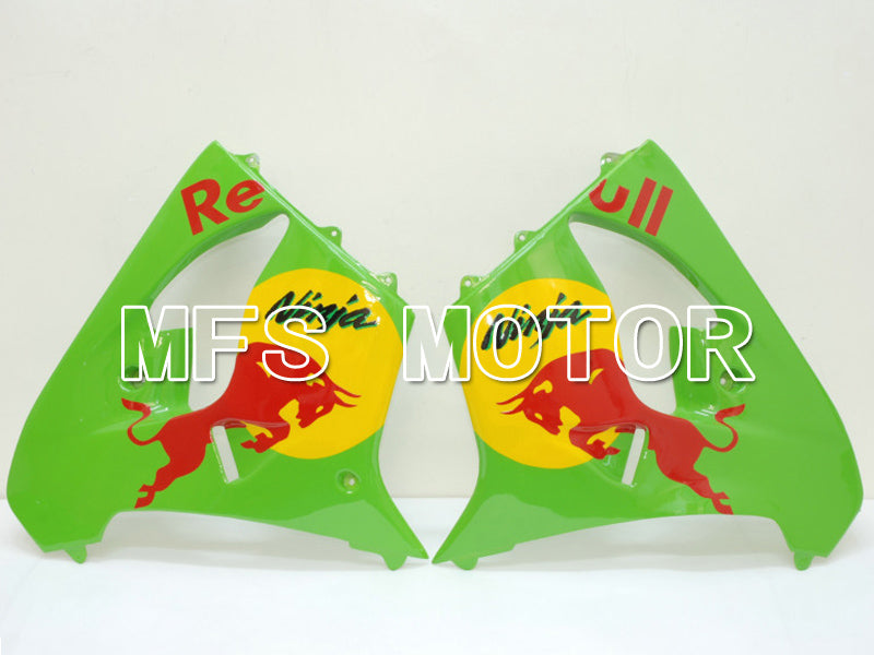 Kawasaki NINJA ZX9R 2000-2001 ABS Fairing - Red Bull - Green - MFS5903 - Fairings Kit